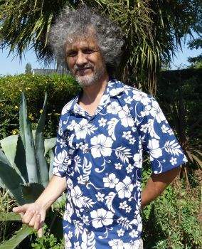 CHEMISE HAWAIIENNE ALOHA REPUBLIC HIBISCUS NAVY – Image 3