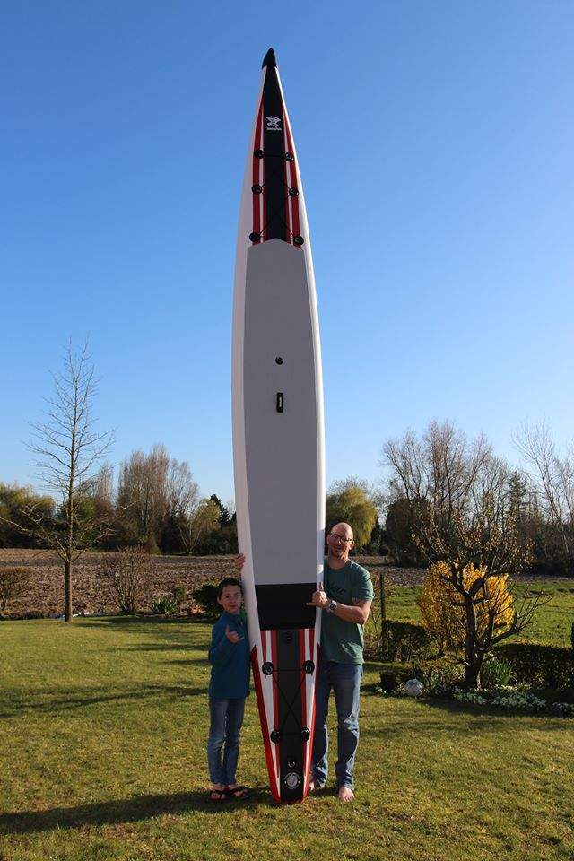 STAND UP PADDLE GONFLABLE PERFORMANCE RACE 18’X26″X6″ SURFPISTOLS – Image 4