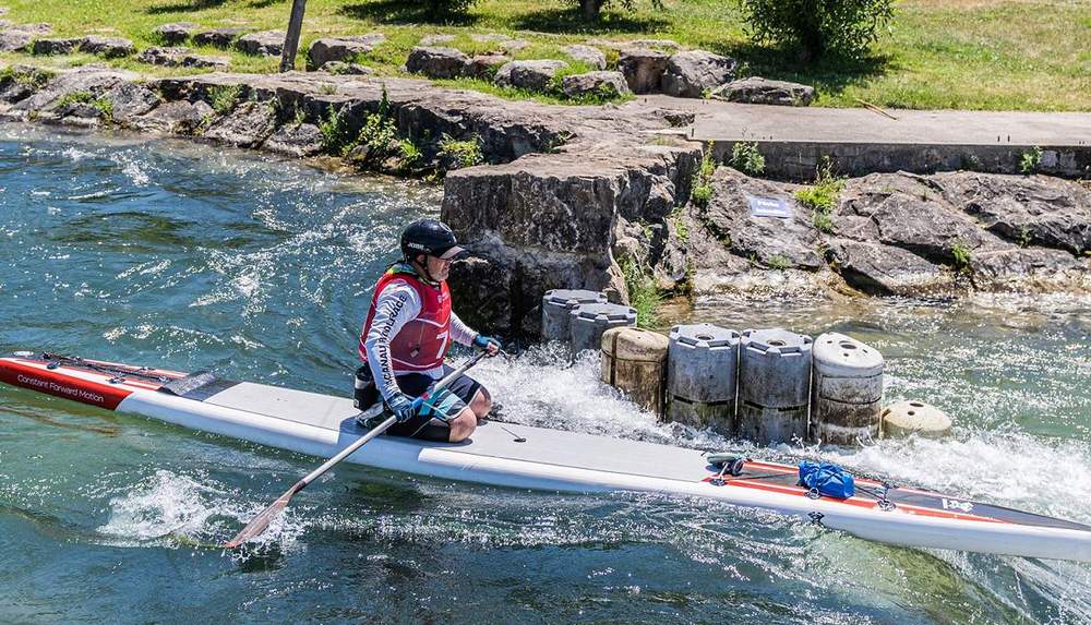 STAND UP PADDLE GONFLABLE PERFORMANCE RACE 18’X26″X6″ SURFPISTOLS – Image 3