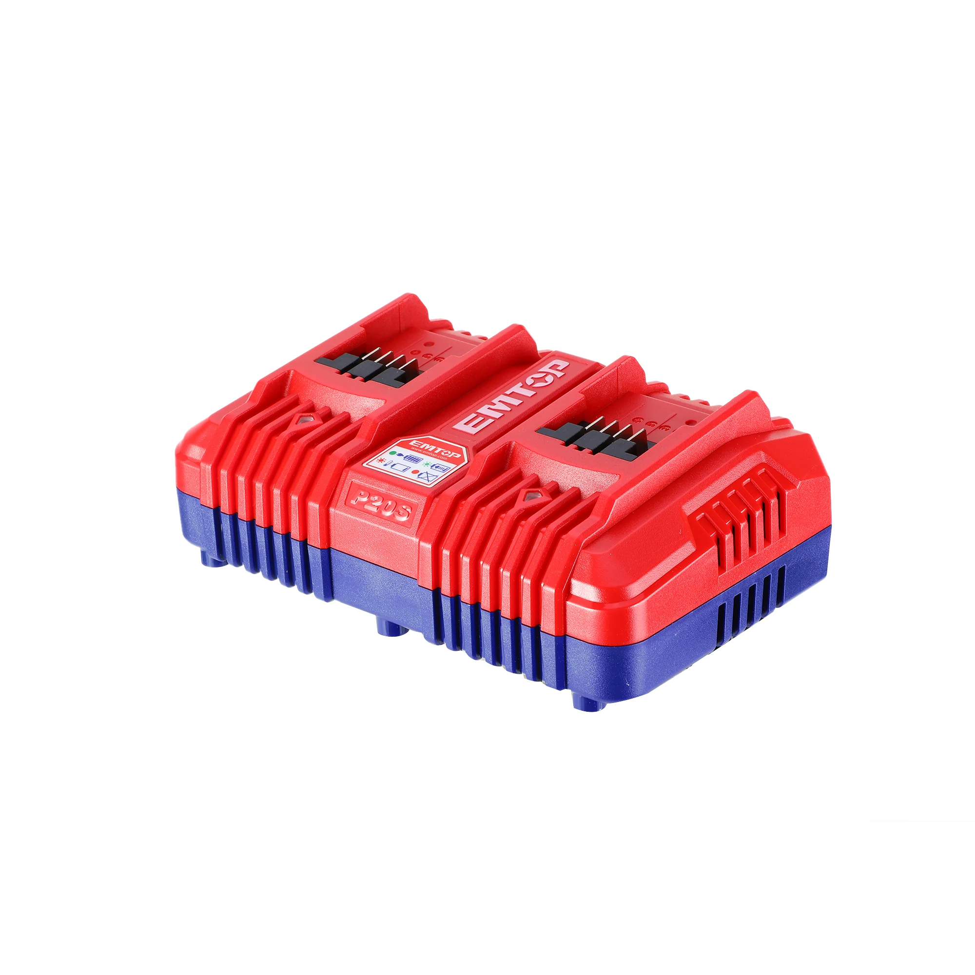 Kit batterie et chargeur intelligent rapide Lithium-Ion 20V 5,0 Ah P20S Compatible avec tous les outils EMTOP P20S les outils EMTOP P20S – Image 4