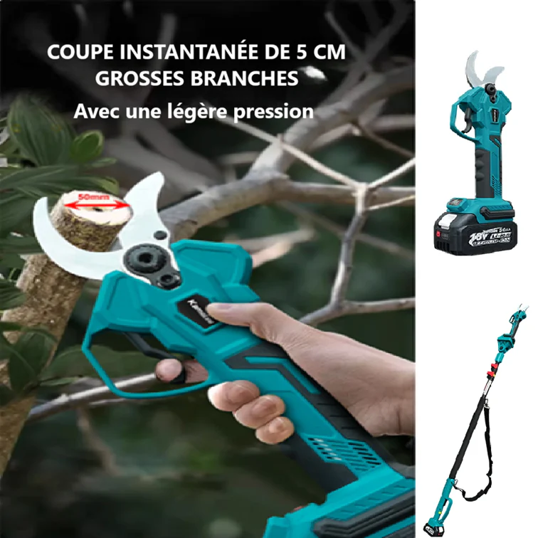 Sécateur électrique | La Taille Télescopique en Hauteur en Toute Sécurité – Image 5