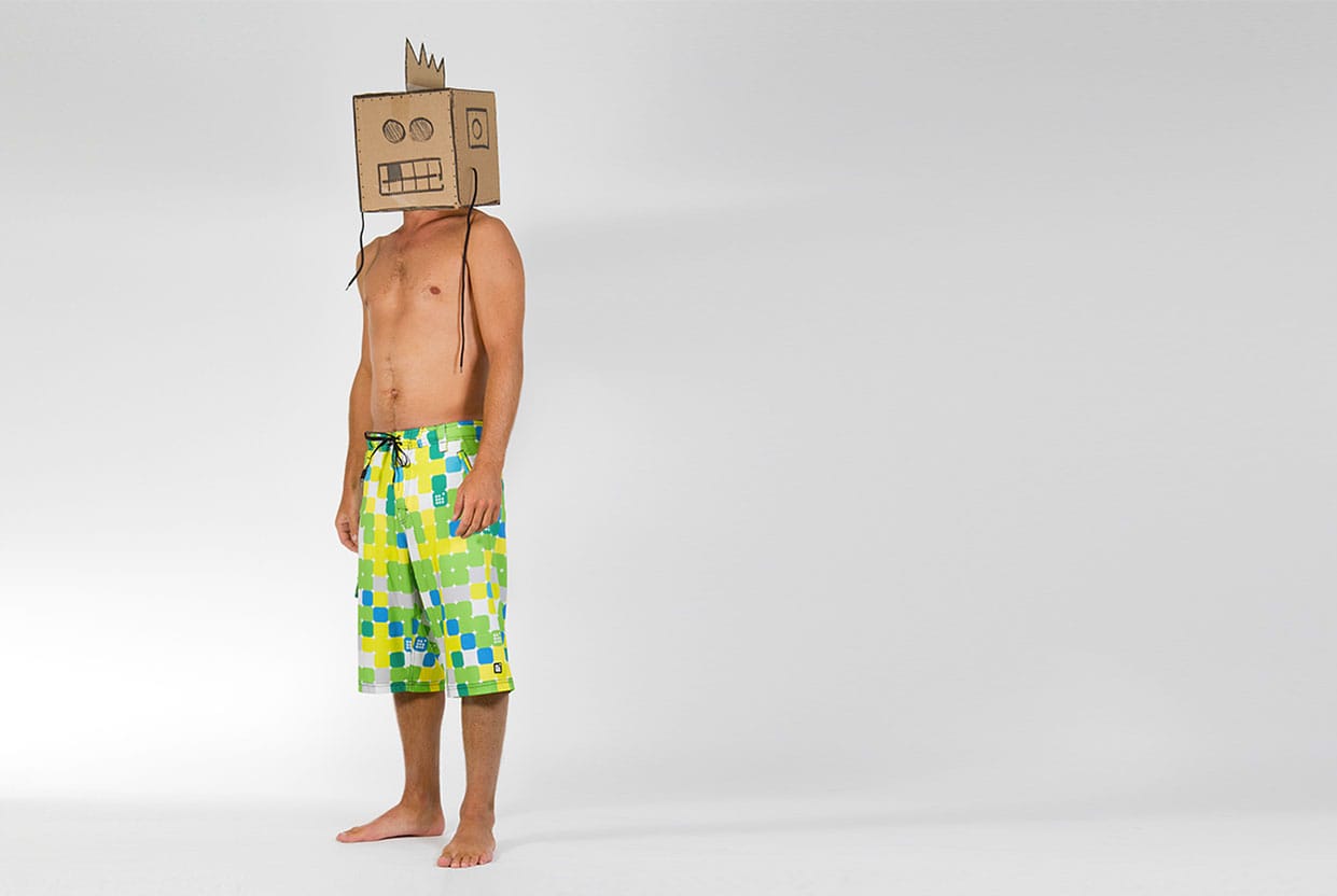BOARDSHORT TSHOTSH KUBE VERT 23″ (aux genoux)