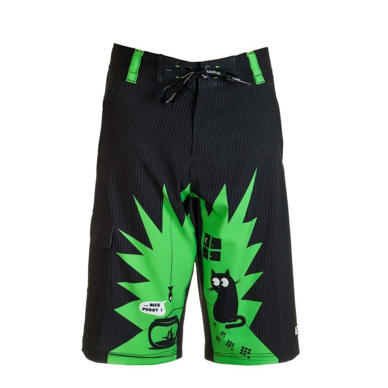 BOARDSHORT TSHOTSH NICE PUSSY VERT 24″ (En dessous du genoux) – Image 3