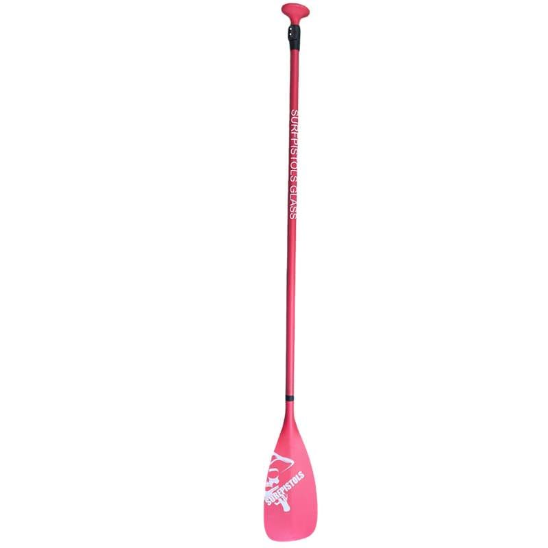 PAGAIE STAND UP PADDLE FIBRE ROUGE 2 PARTIES SURFPISTOLS