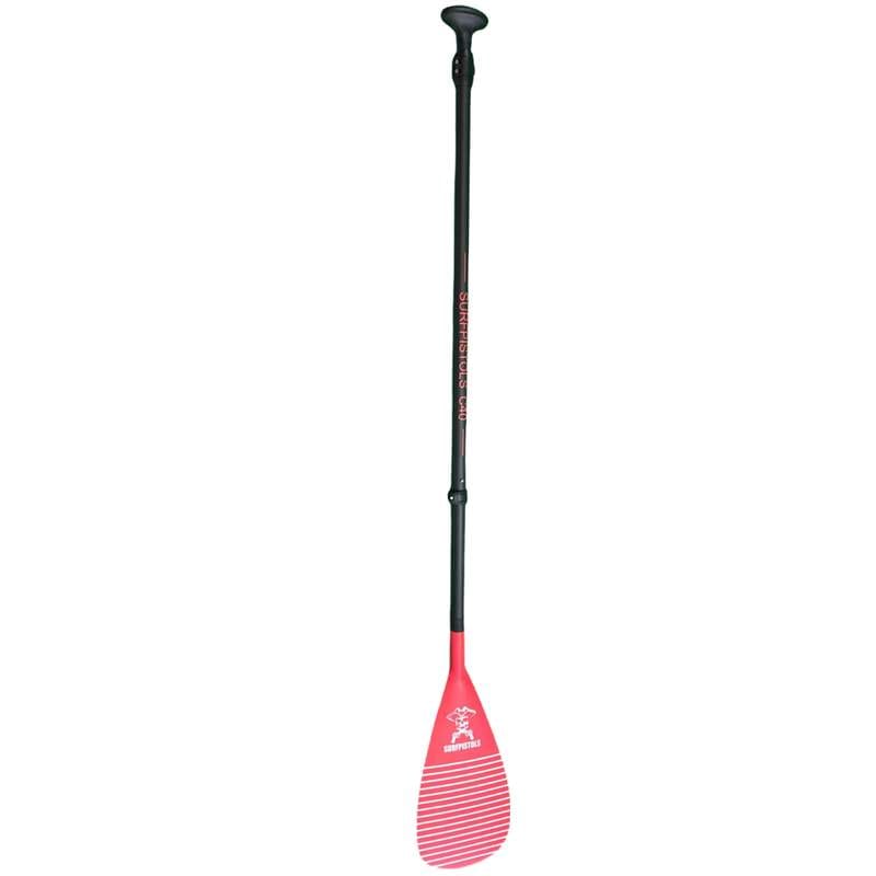 PAGAIE stand up paddle carbone C40 rouge 3 parties surfpistols