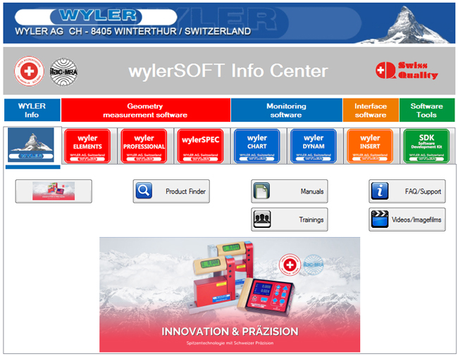 WylerSOFT, gamme complète de logiciel de mesure de géométrie et de monitoring